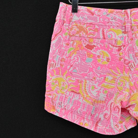 Lilly Pulitzer Callahan Shorts Size 2 Pink More Kinis in the Keys Pink Pout - Picture 12 of 14